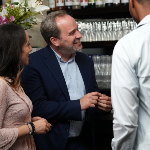 Reunión de equipo con experiencia sensorial