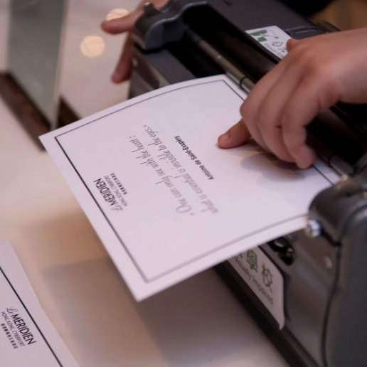 Taller de braille de Dans le Noir ? propuesto para una experiencia de team building