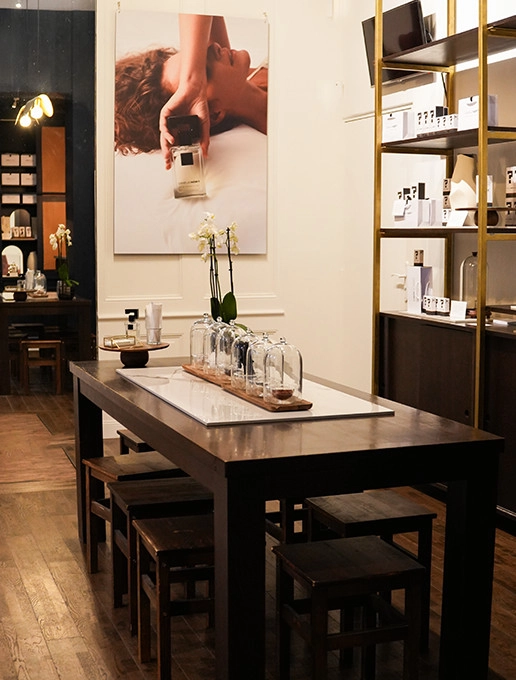 Espacio sensorial Dans le Noir ? donde se realizan los talleres de perfumes