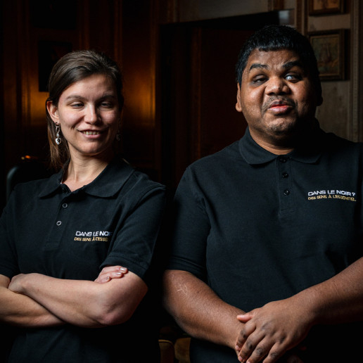 Atelier de sensibilisation au handicap visuel proposé par les experts Dans le Noirs aux entreprises