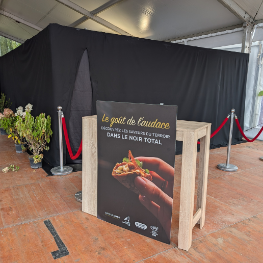 Dark lab installé à la Foire de Sedan